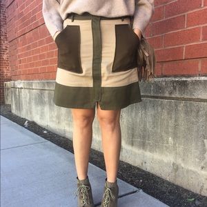 ANTHROPOLOGIE BRAND Utility skirt